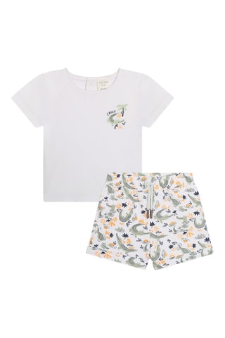 T-shirt en Short - Wit