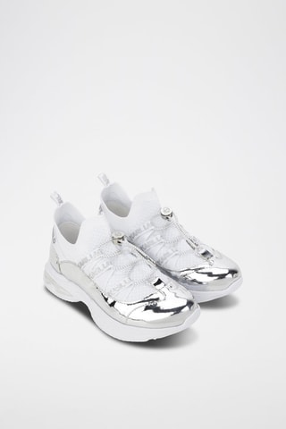 Sneakers Wit en Zilverkleurig - Karl Lagerfeld