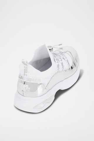 Sneakers Wit en Zilverkleurig - Karl Lagerfeld