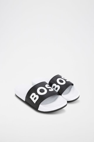 Badslippers Zwart en Wit - Boss