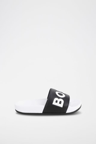Badslippers Zwart en Wit - Boss