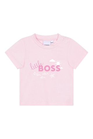 T-shirtbr>Roze - Hugo Boss