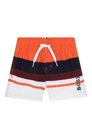 Zwemshort Oranje en Wit - Hugo Boss - Boss
