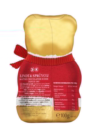 Ours Lindt Fille/Garçon Lait - 100 g