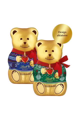 3 Ours Teddy Lindt chocolat au lait - 3 x 100 g