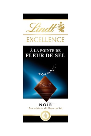 	Tablette Excellence noir à la pointe de Fleur de Sel - 5 x 100 g