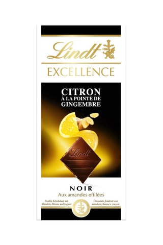 5 x Tablette Excellence Noir Citron à la pointe de gingembre