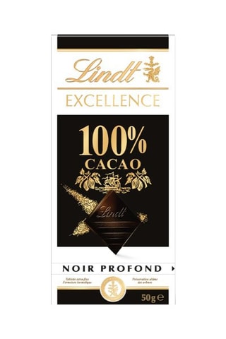 5 x Tablette Excellence noir 100% cacao - 5 x 50 g