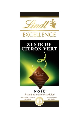 5 x Tablette Excellence Noir Zeste de citron vert