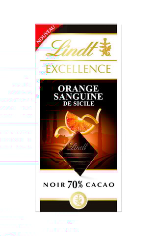 5 x Tablette Excellence Noir orange sanguine 70%