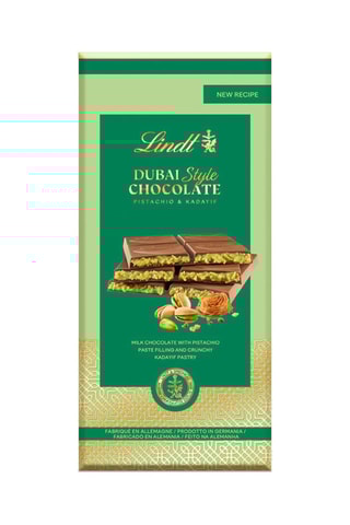 2 x Tablette de chocolat au chait et pistache Dubai Style - 2 x 145 g
