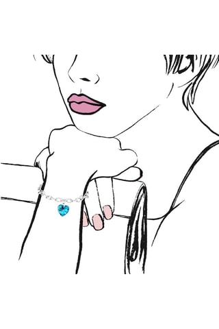 Bracelet orné de cristaux Swarovski Coloris au choix