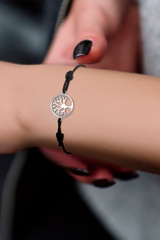 2 bracelets 
Noir et argenté