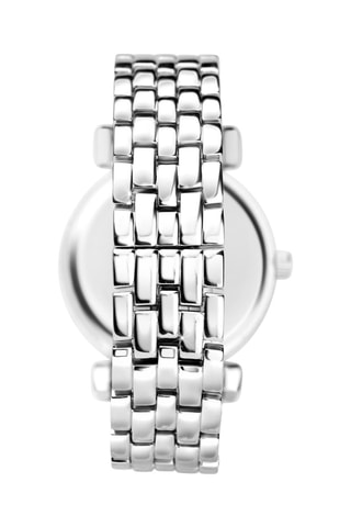 Montre à quartz en métal - Argenté et vert