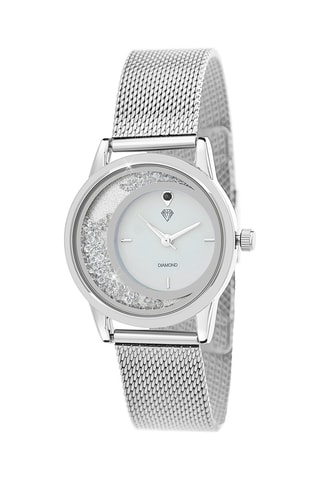 Montre - Diamant - Argenté