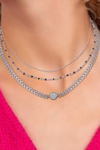 3 colliers 
Coloris au choix