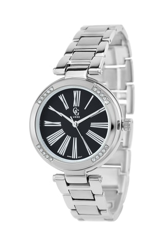 Montre à quartz en métal - Argenté