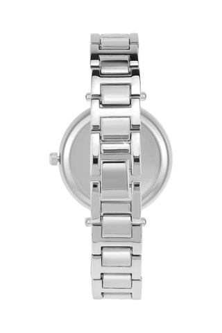 Montre à quartz en métal - Argenté