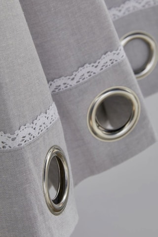 Rideau Constance - Gris  - 140 x 240 cm