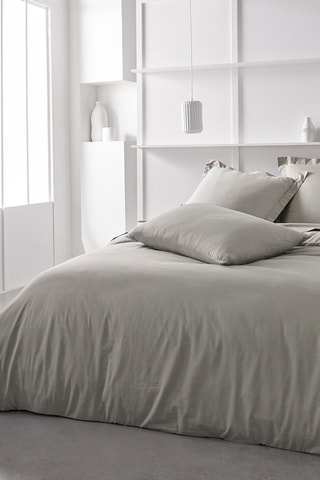 Drap-housse en coton percale 78 fils/cm² - Dune