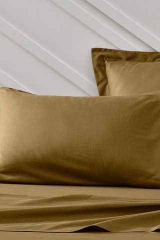 Taie d'oreiller en coton  Essential - Marron