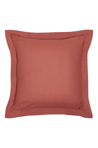 Taie d'oreiller en coton Today Essential - 57 fils/cm² - Terracotta