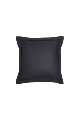 Taie d'oreiller en coton biologique  - Gris foncé