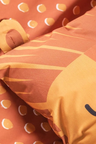 Parure de couette en coton Funny - Orange