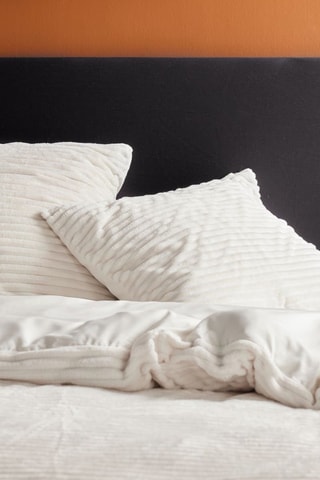 Parure de couette Matcha Moka - Blanc