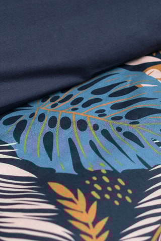 Parure de couette en coton Sunshine - Bleu