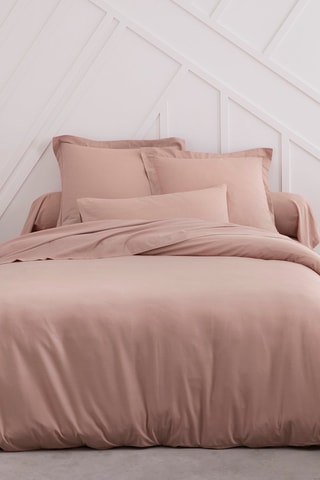 Housse de couette en coton Essential - Rose