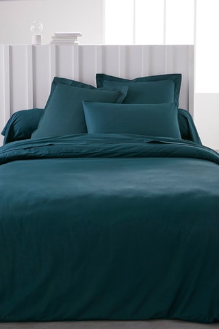 Housse de couette en coton Essential - Bleu
