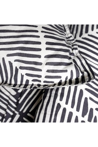 Parure de couette en coton Sunshine - Ecru et gris