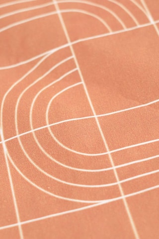 Parure de couette en coton Sunshine - Orange