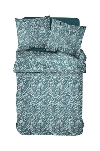 Parure de couette en coton Sunshine - Anthracite et gris