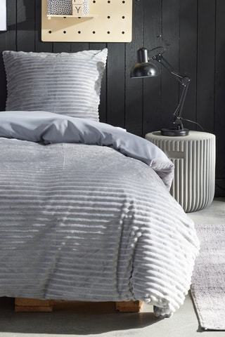Parure de couette Bien au chaud - Gris