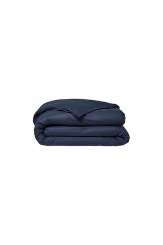 Housse de couette en coton Essential - Bleu marine
