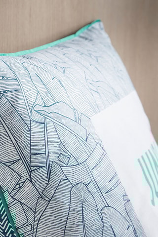 Parure de couette en coton Jungle dream - Vert