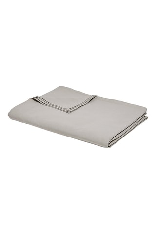 Drap plat en coton 57 fils/cm² Essential - Beige