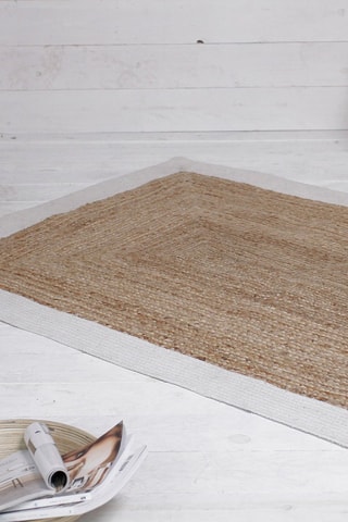 Tapis - Naturel et blanc - 120 x 170 cm