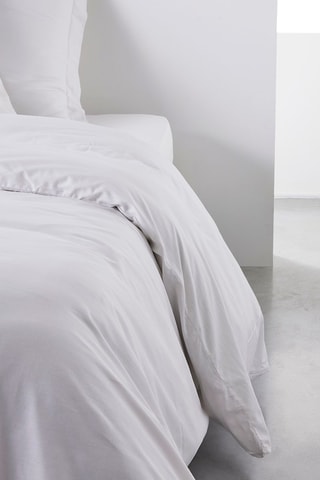 Housse de couette en coton 57 fils/cm² - Craie