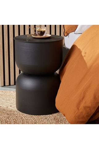 Table d'appoint  - 30 x 30 x 46 cm - Noir