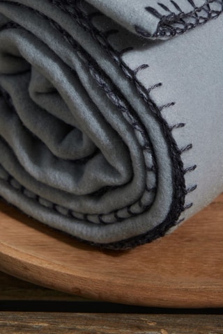 Plaid - Gris - 220 x 240 cm