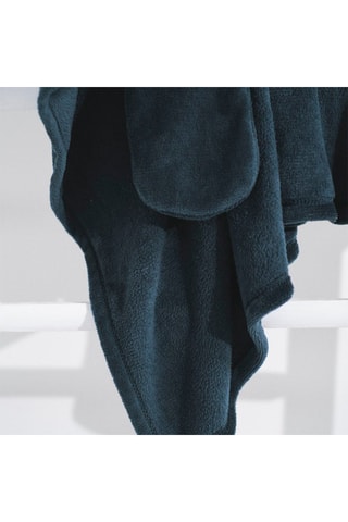 Plaid à capuche Paon - 115 x 165 cm