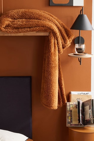 Plaid Moka - Caramel - 130 x 180 cm