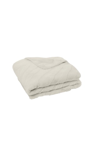 Plaid Matcha - Ecru - 130 x 180 cm