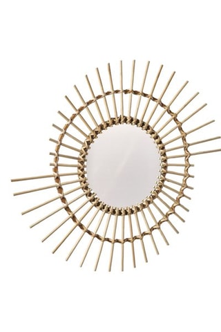 Miroir en rotin - Naturel - 53 cm