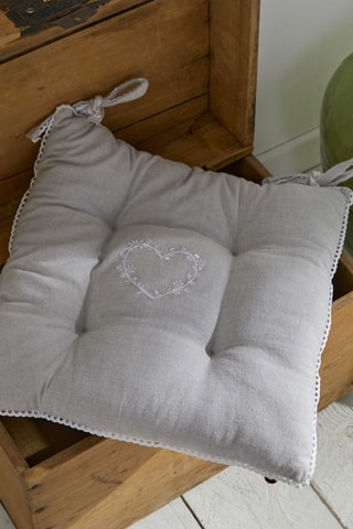 Assise de chaise - 40 x 40 cm - Gris