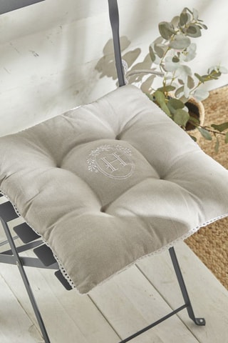 Assise de chaise - 40 x 40 cm - Gris