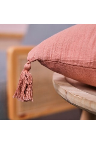 Coussin Indian Flowers 6 - Rose des sables - 40 x 40 cm